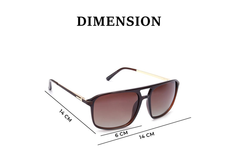 Square Full Rim Sunglasses For Men
