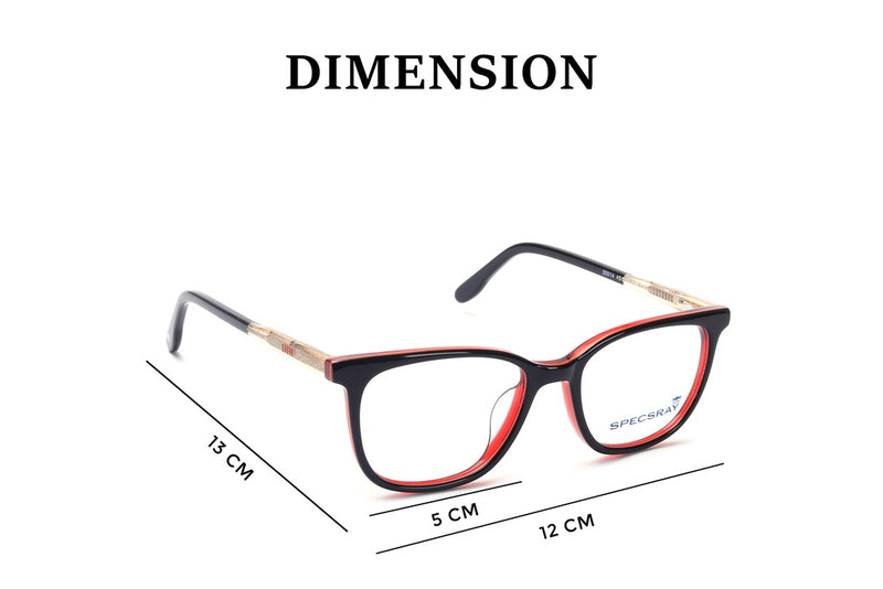 Square Full Rim Eyeglasses For Kids
