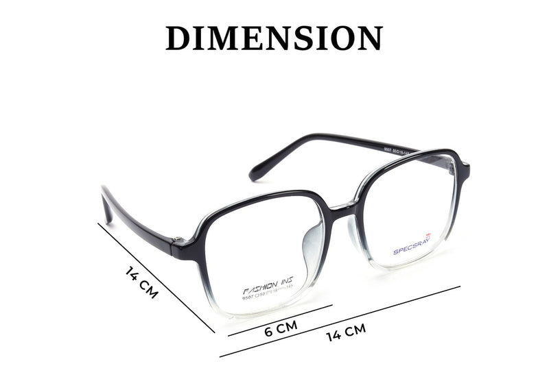 Square Full Rim Eyeglasses For Men And Women
