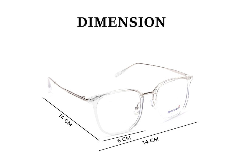 Square Full Rim For Unisex