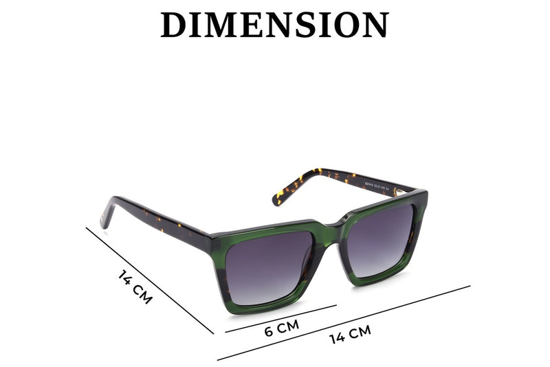 Square Full Rim Sunglasses For Men