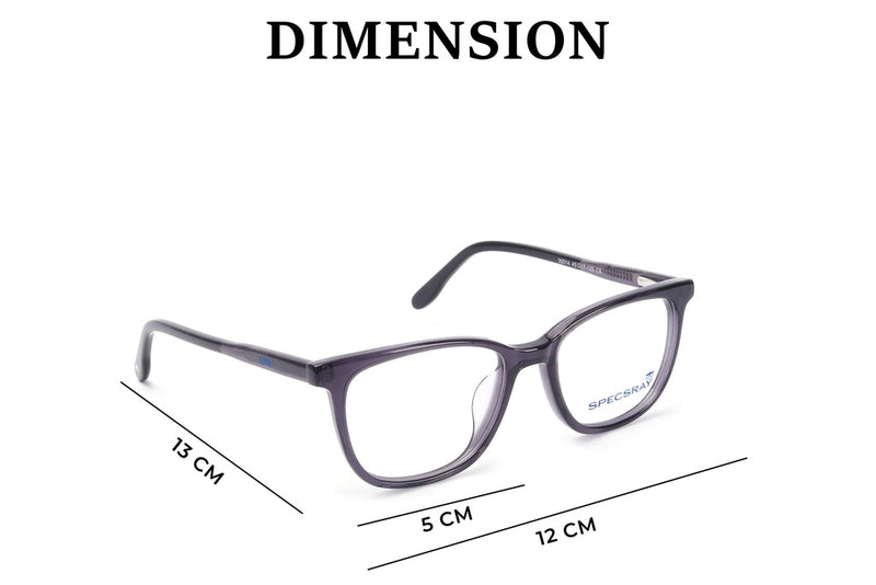 Square Full Rim Eyeglasses For Kids