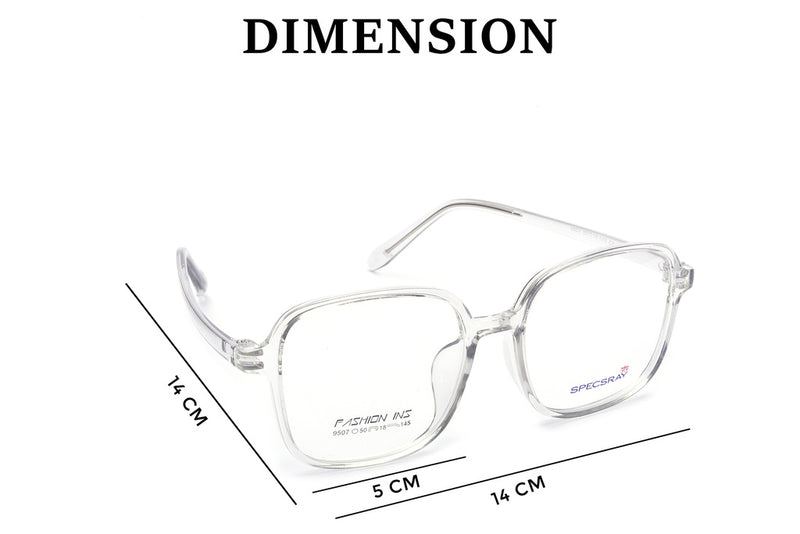 Square Full Rim Eyeglasses For Men And Women