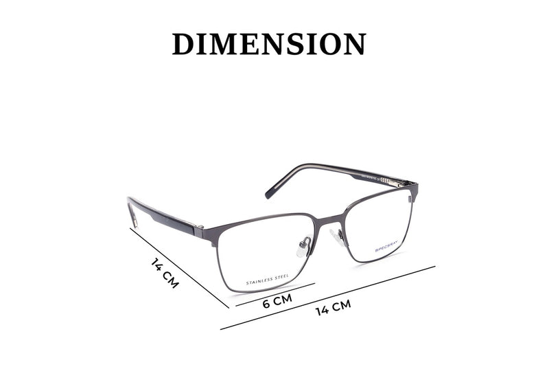 Square Full Rim Eyeglasses For Unisex