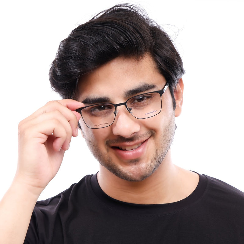 Square Full Rim Eyeglasses For Unisex