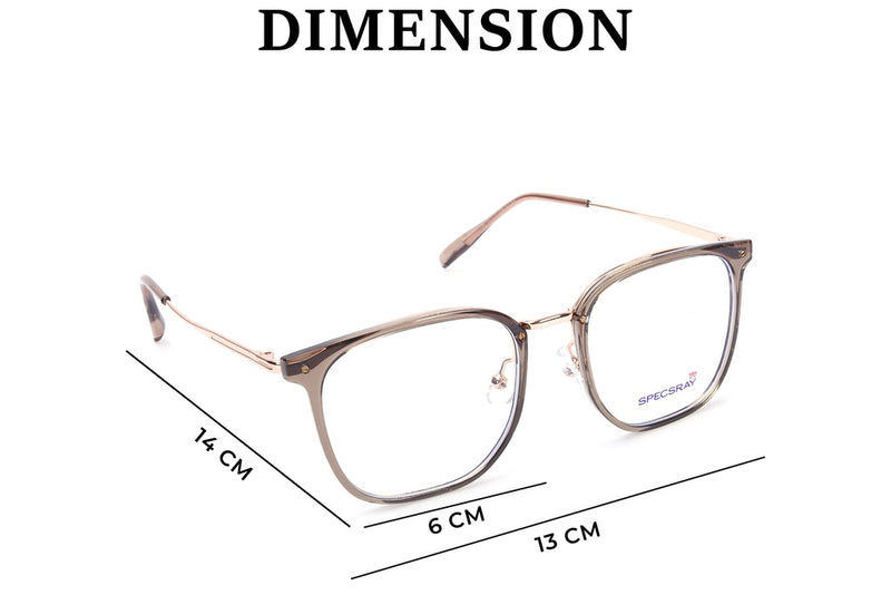 Square Full Rim For Unisex