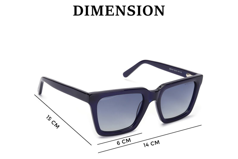 Square Full Rim Sunglasses For Men