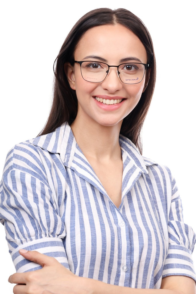Square Full Rim Eyeglasses For Men