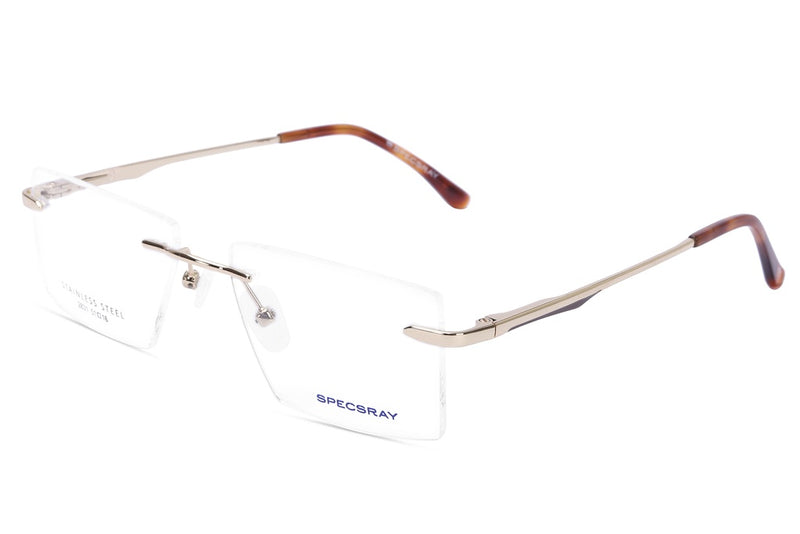 Square Rim Less Eyeglasses For Men And Women