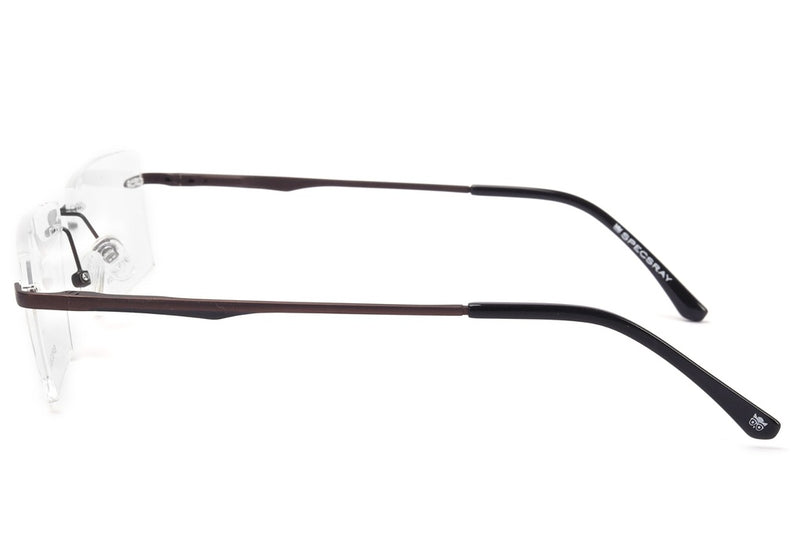 Square Rim Less Eyeglasses For Men And Women