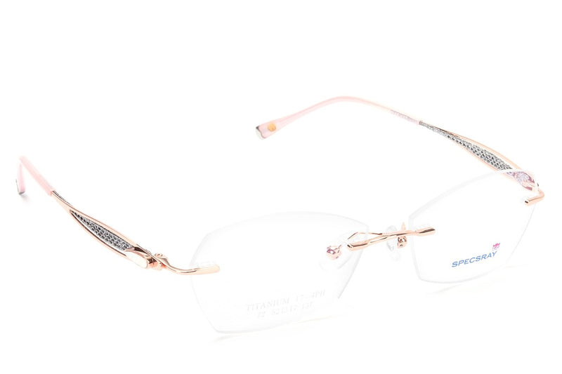 Geometric Rim Less Eyeglasses For Women