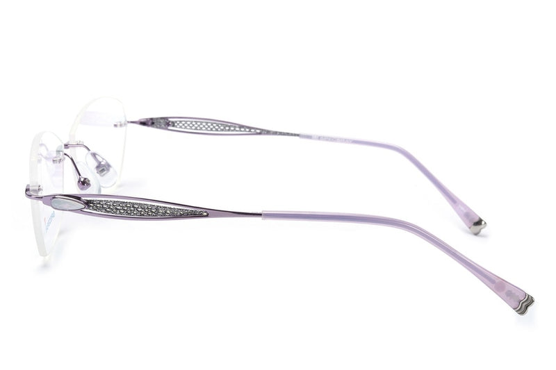 Geometric Rim Less Eyeglasses For Women