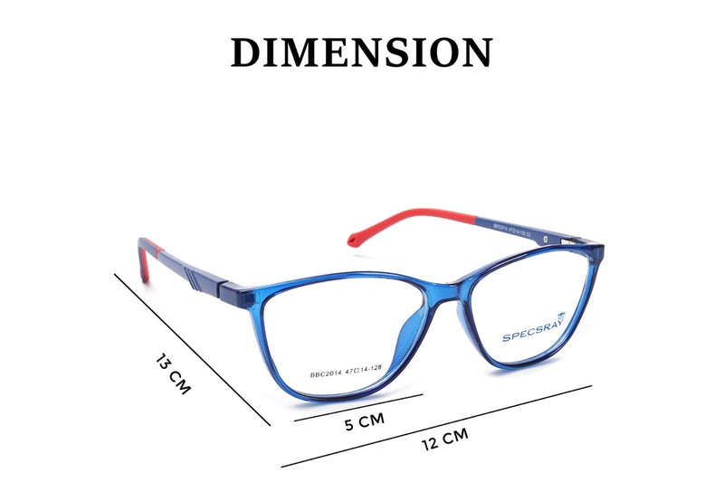 Cateye Full Rim Eyeglasses For Kids