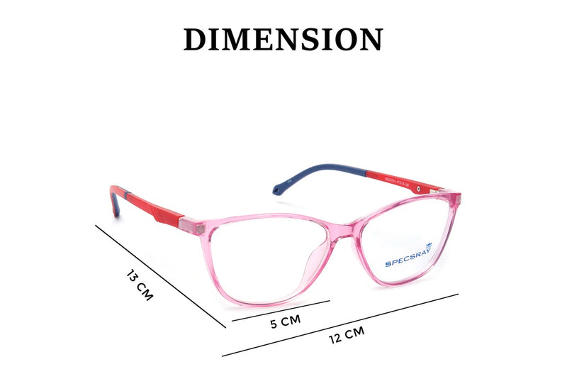 Cateye Full Rim Eyeglasses For Kids