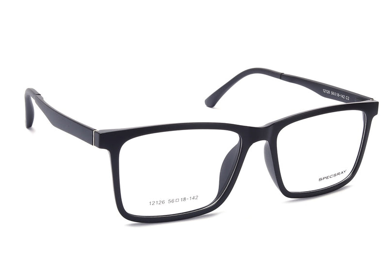 Rectangle Full Rim Eyeglasses For Men