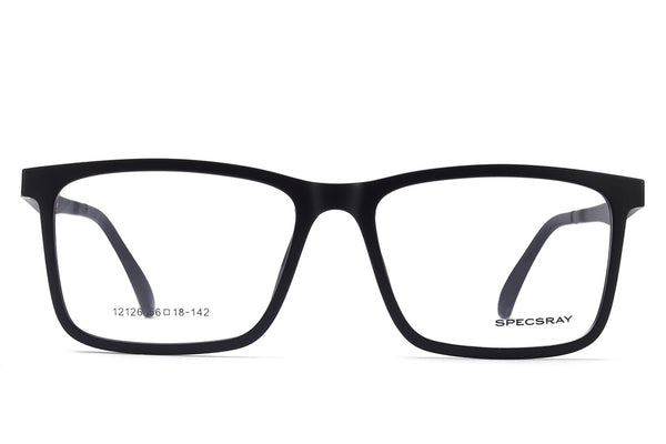 Rectangle Full Rim Eyeglasses For Men