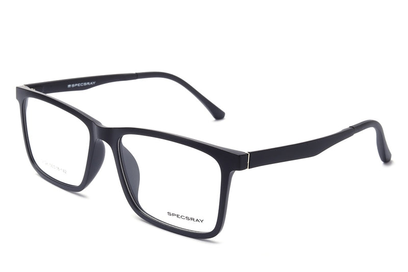 Rectangle Full Rim Eyeglasses For Men