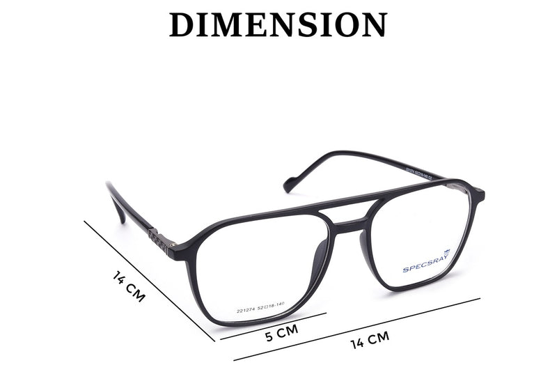 Square Full Rim TR Sheet for Unisex