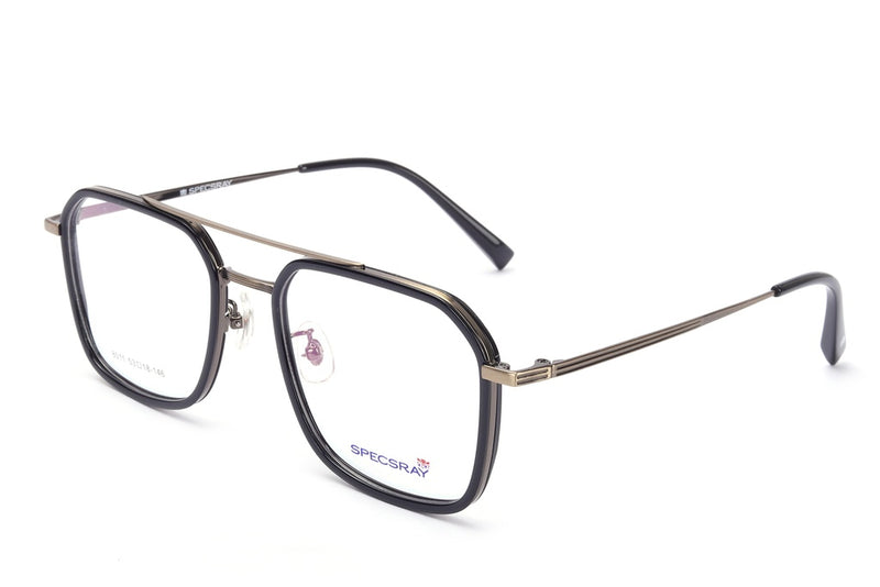 Square Full Rim Eyeglasses For Men