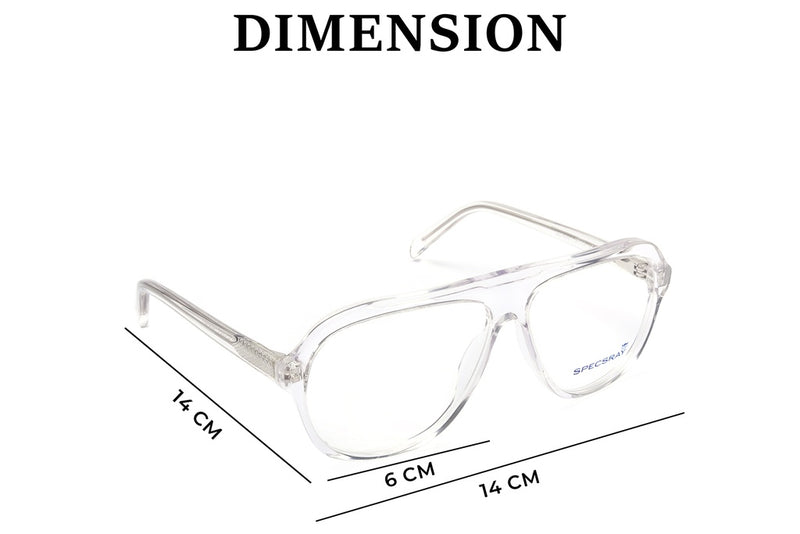 Aviator Full Rim Eyeglasses For Men