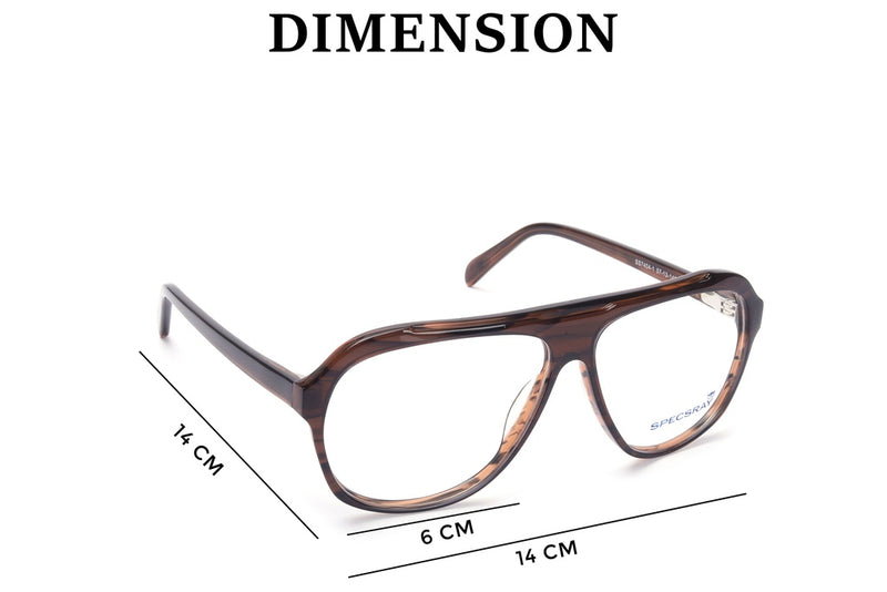 Aviator Full Rim Eyeglasses For Men