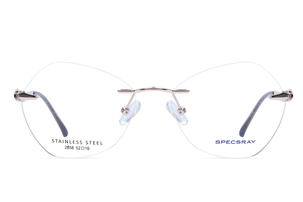 SpecsRay Hexagon Rim Less Metal