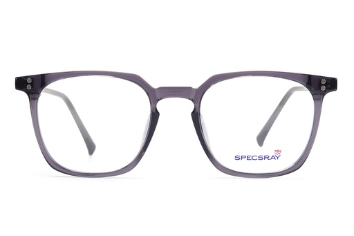 Specsray Blue Ray Block screen Full Rim Square Glasses (Transparent) [88023] [1105]
